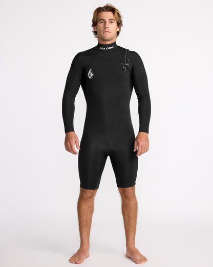 2/2Mm Long sleeve Spring Wetsuit - BLACK