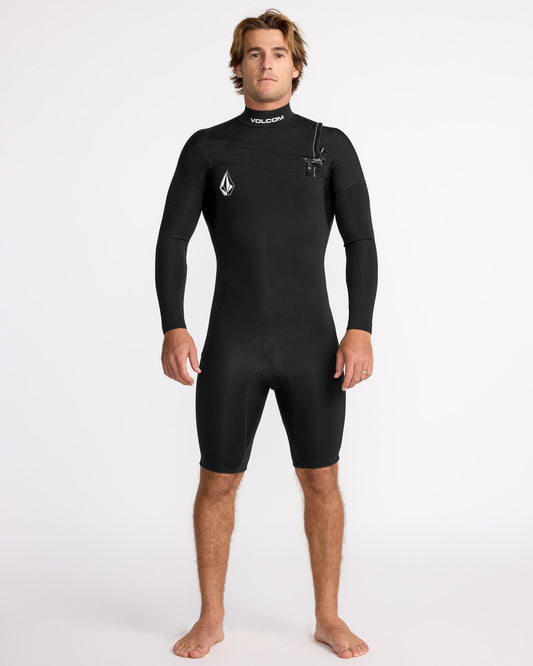 2/2Mm Long sleeve Spring Wetsuit - BLACK