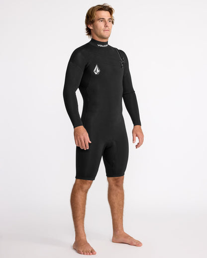 2/2Mm Long sleeve Spring Wetsuit - BLACK
