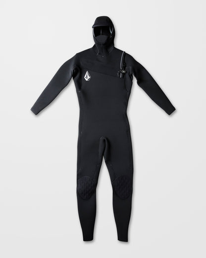 Modulator 5/4/3Mm Hooded Chest Zip Wetsuit - Black