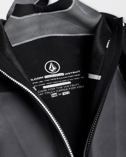 Modulator 3/2Mm Long Sleeve Back Zip Full Wetsuit - Black