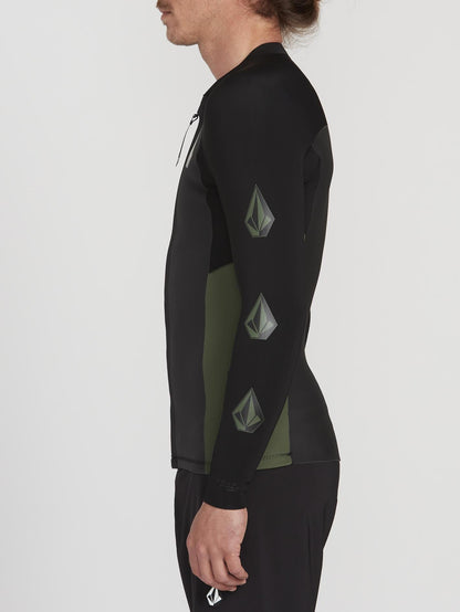 Stone Zip UPF 50 Rashguard Jacket - Black