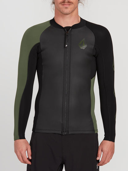 Stone Zip UPF 50 Rashguard Jacket - Black