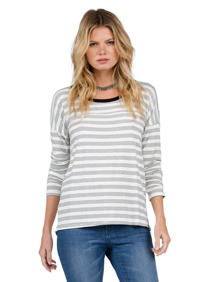 Lived In Long Sleeve Tee - Black Combo