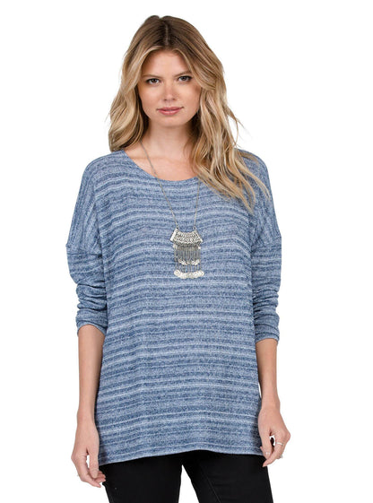 Lived In Go Crew Sweater - Blue Drift