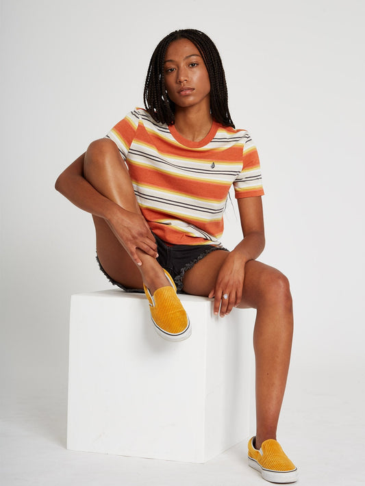 Site Linez T-shirt - Rust