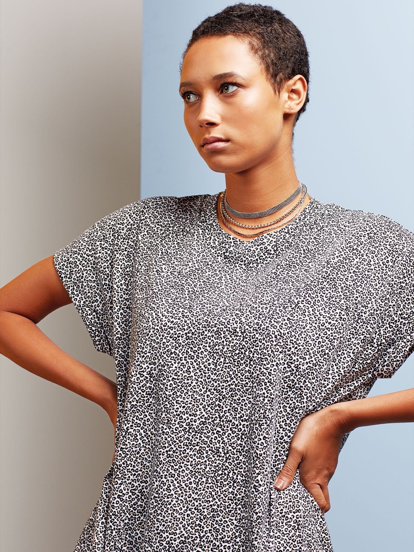 Boraborado Short Sleeve - Leopard