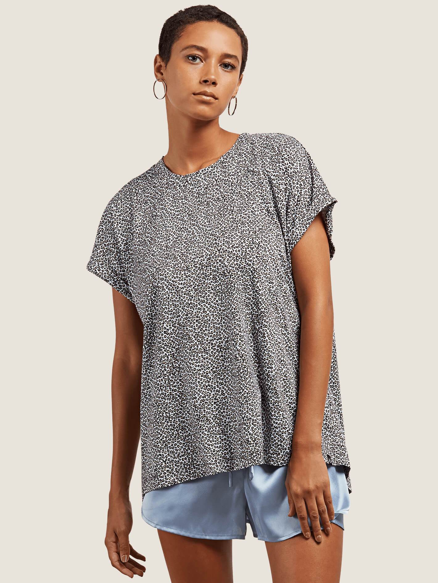Boraborado Short Sleeve - Leopard