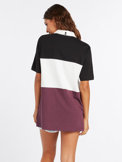 Coco Ho Polo Shirt - BLACK WHITE