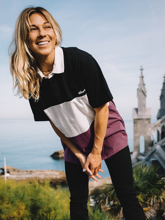 Coco Ho Polo Shirt - BLACK WHITE