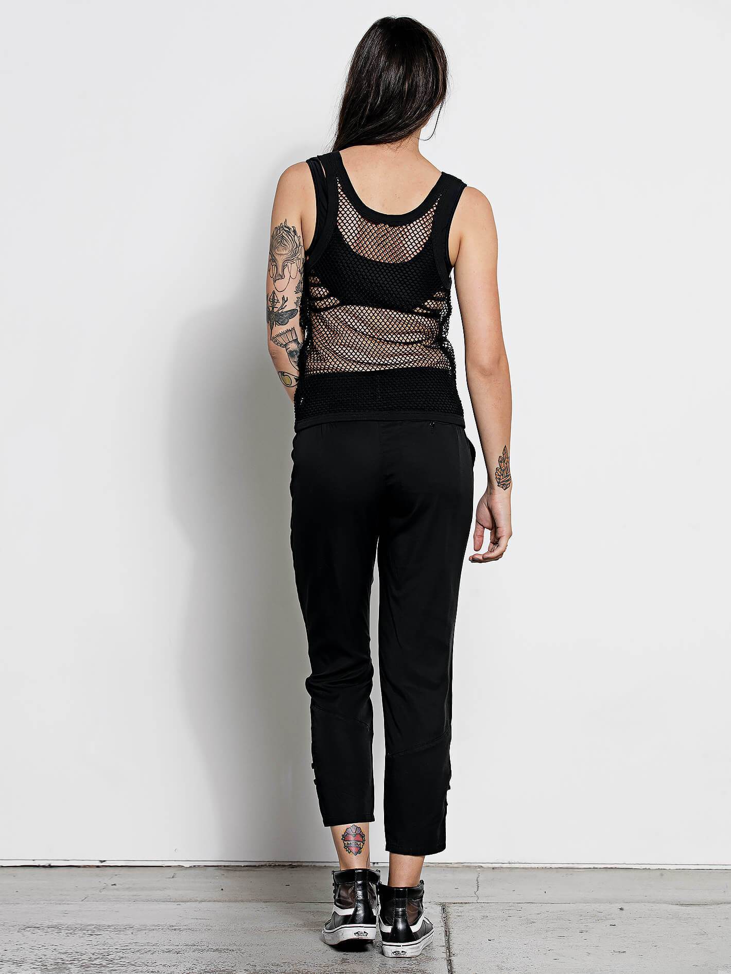 GMJ Mesh Tank - Black