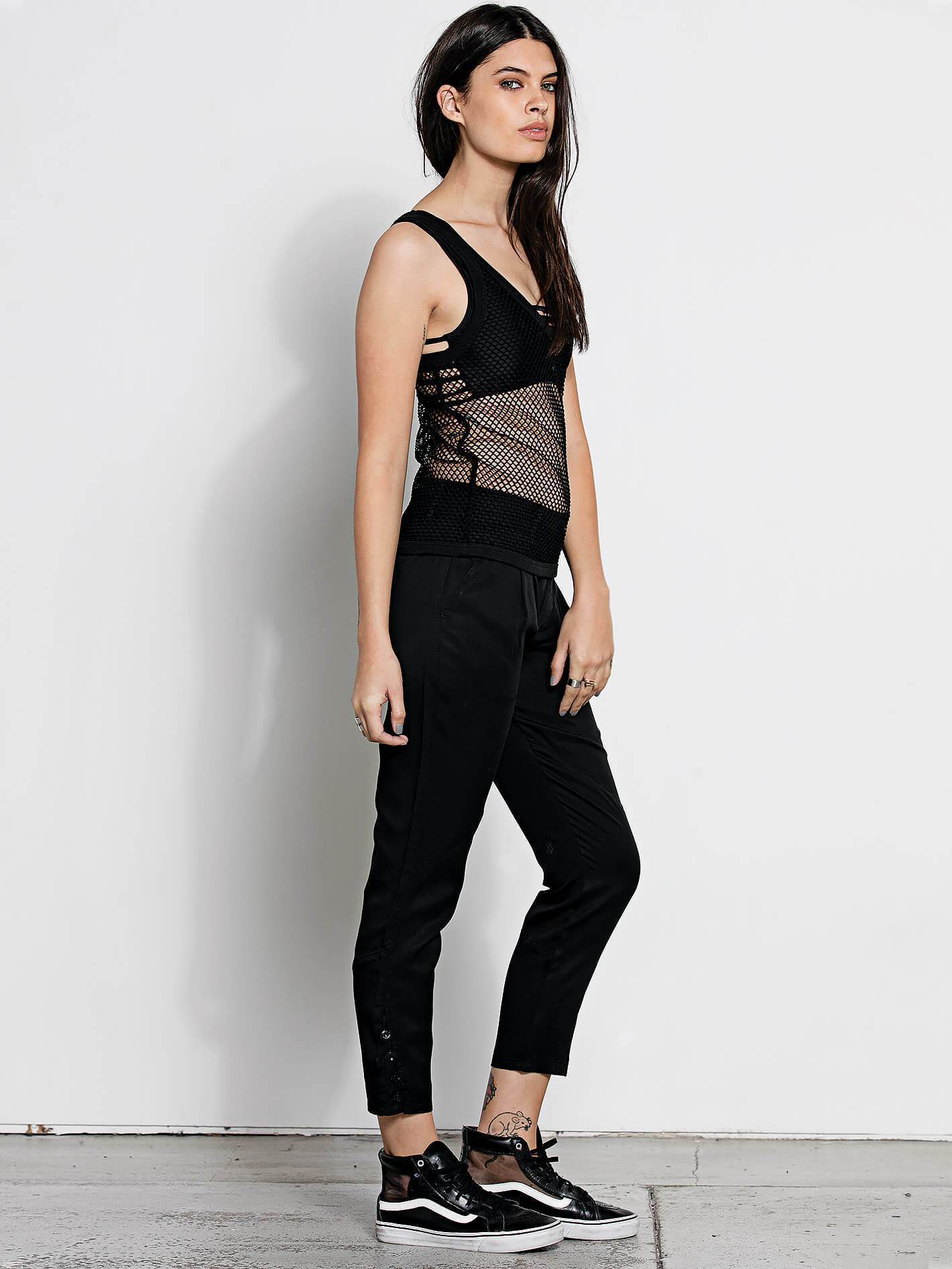 GMJ Mesh Tank - Black