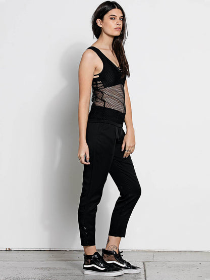 GMJ Mesh Tank - Black