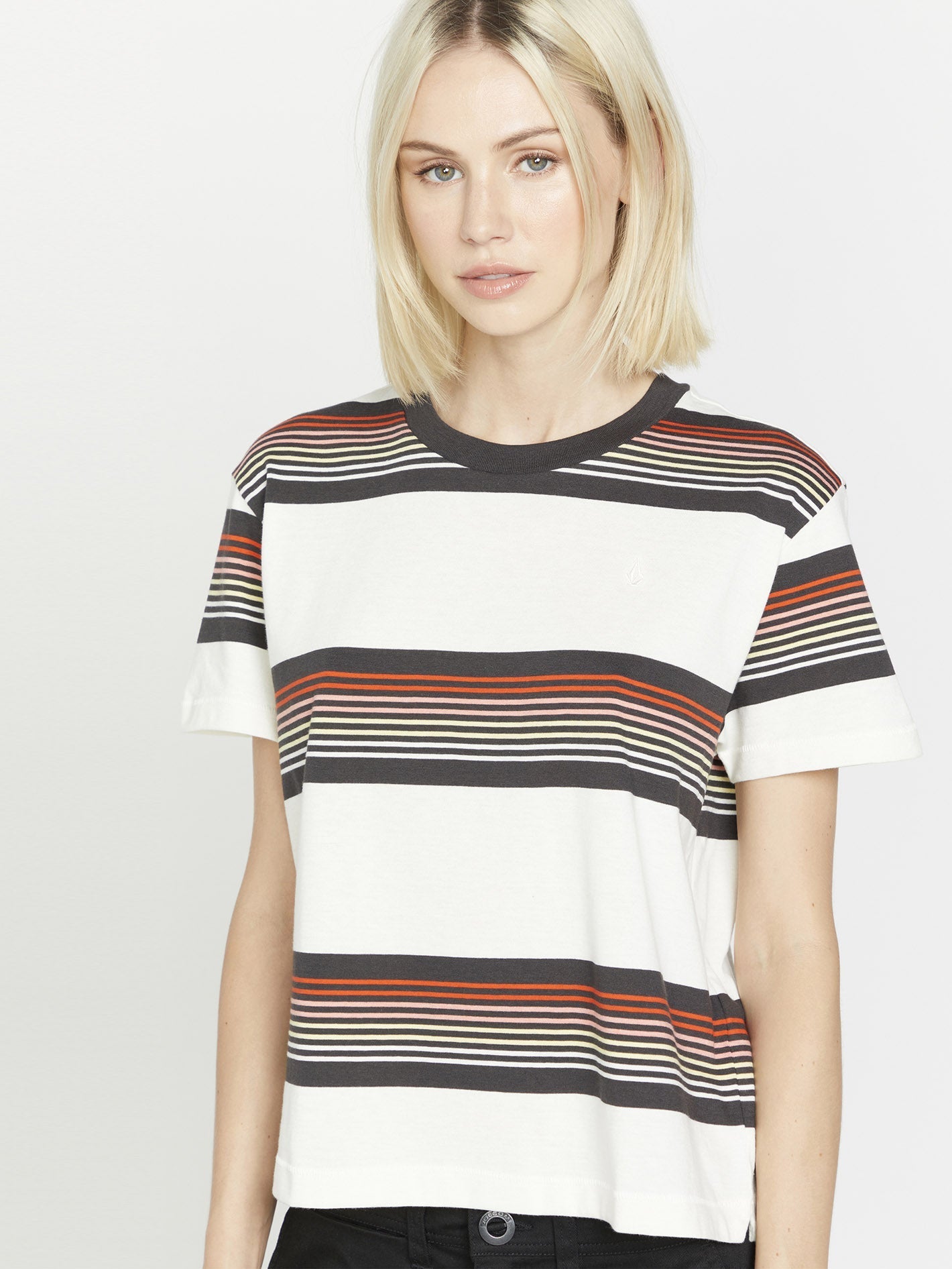 Halite Stripe T-Shirt - Firecracker