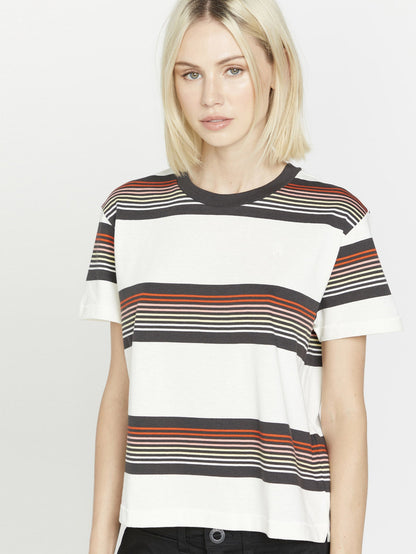 Halite Stripe T-Shirt - Firecracker