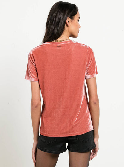 Velour You In Top - Mauve
