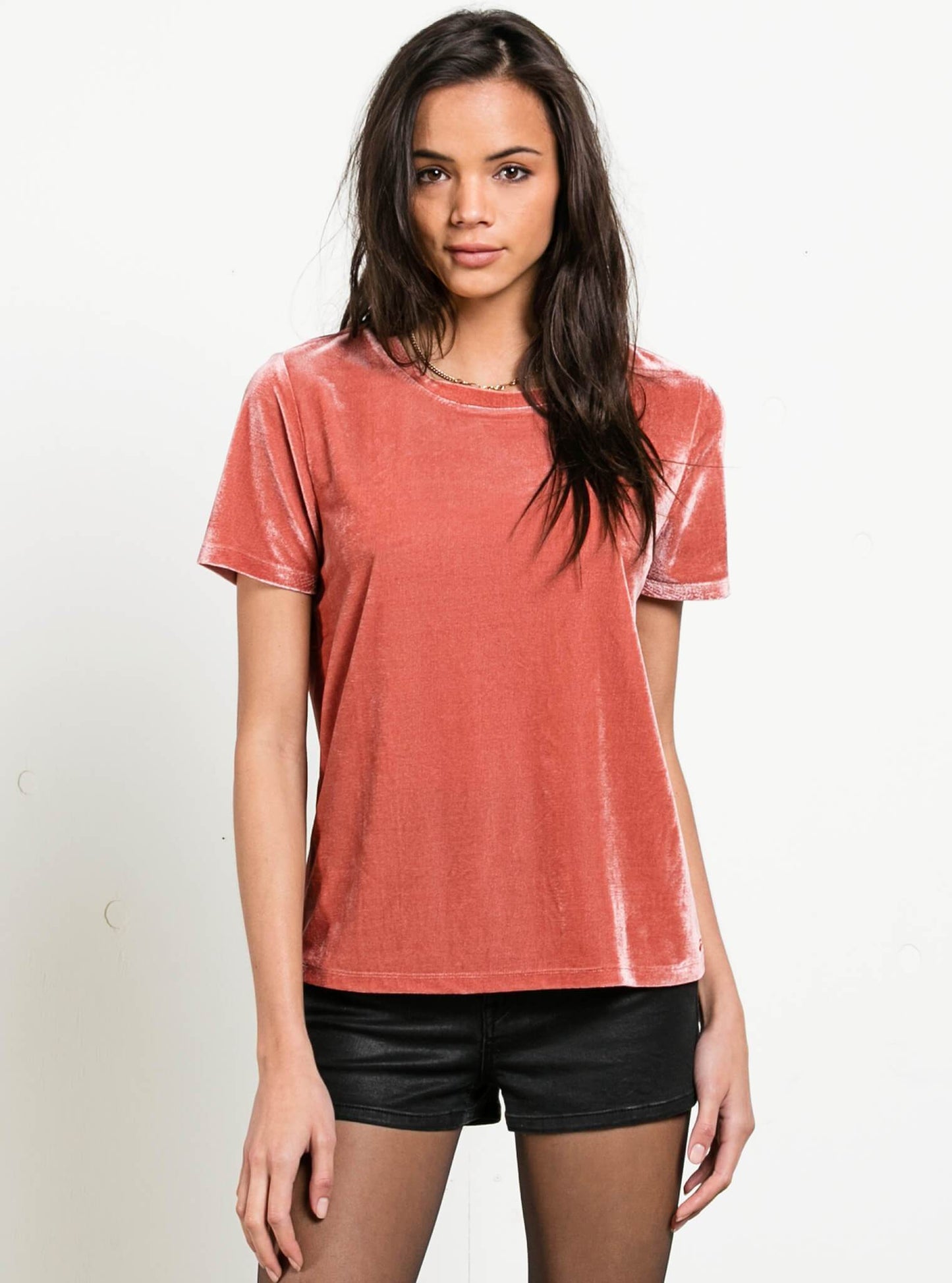 Velour You In Top - Mauve
