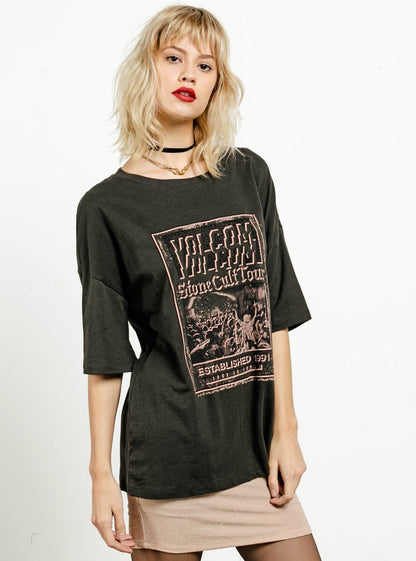 Boyfriend Me Tee - Vintage Black
