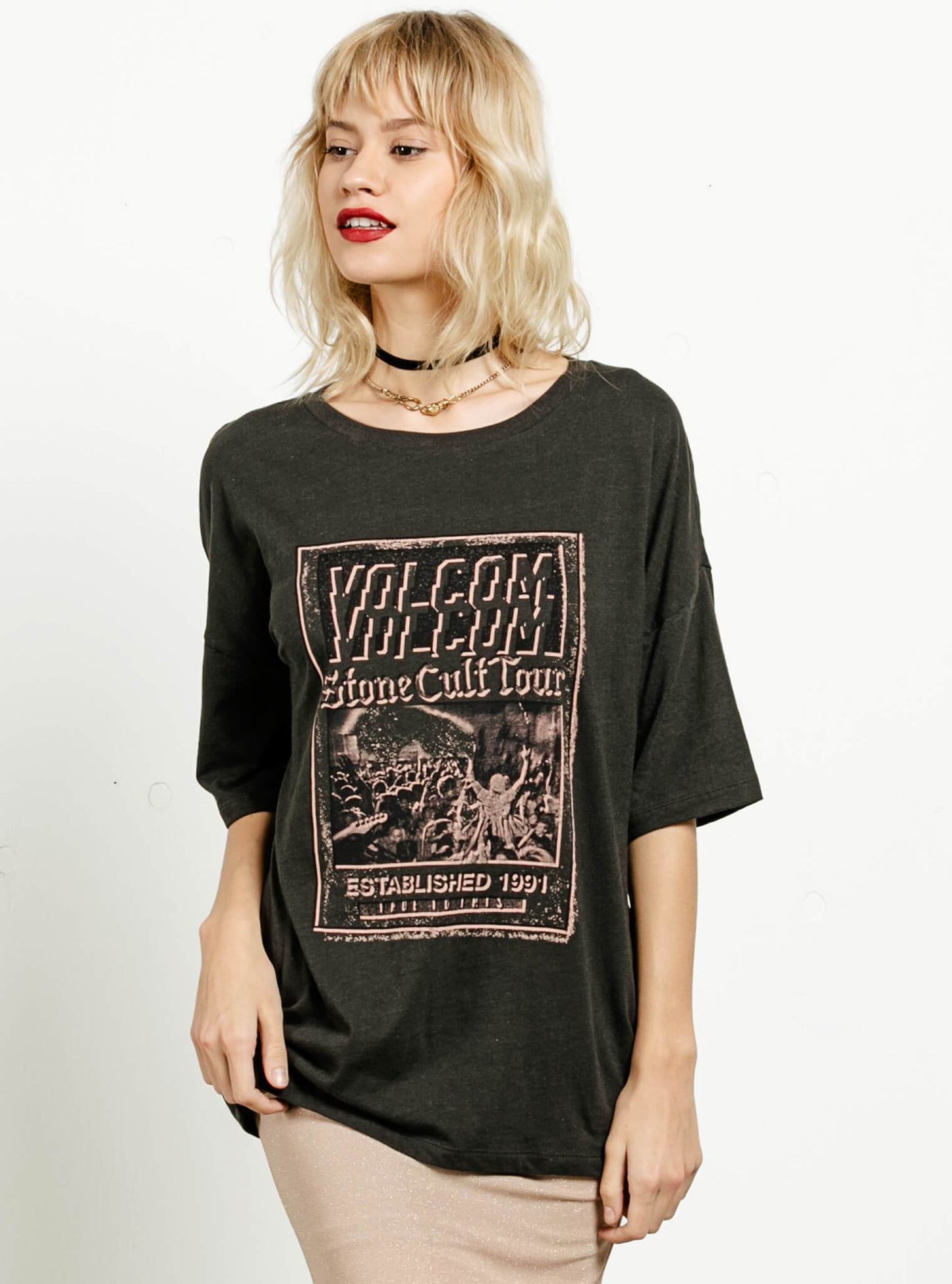 Boyfriend Me Tee - Vintage Black