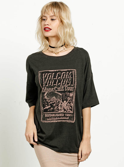 Boyfriend Me Tee - Vintage Black