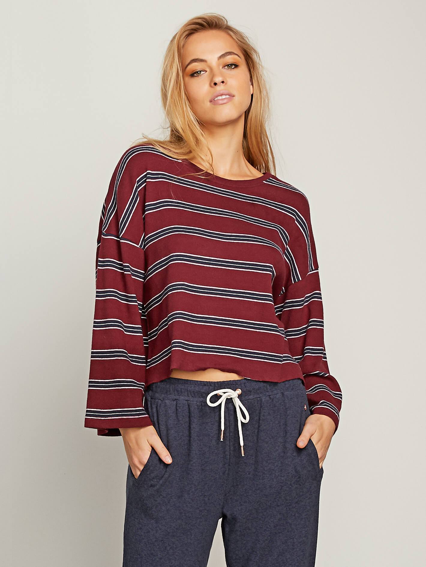 Lil Long Sleeve Tee - Zinfandel