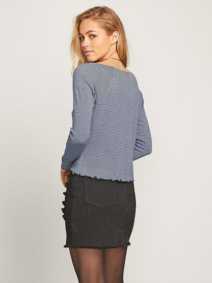 Way Femme Long Sleeve Tee - Black Combo
