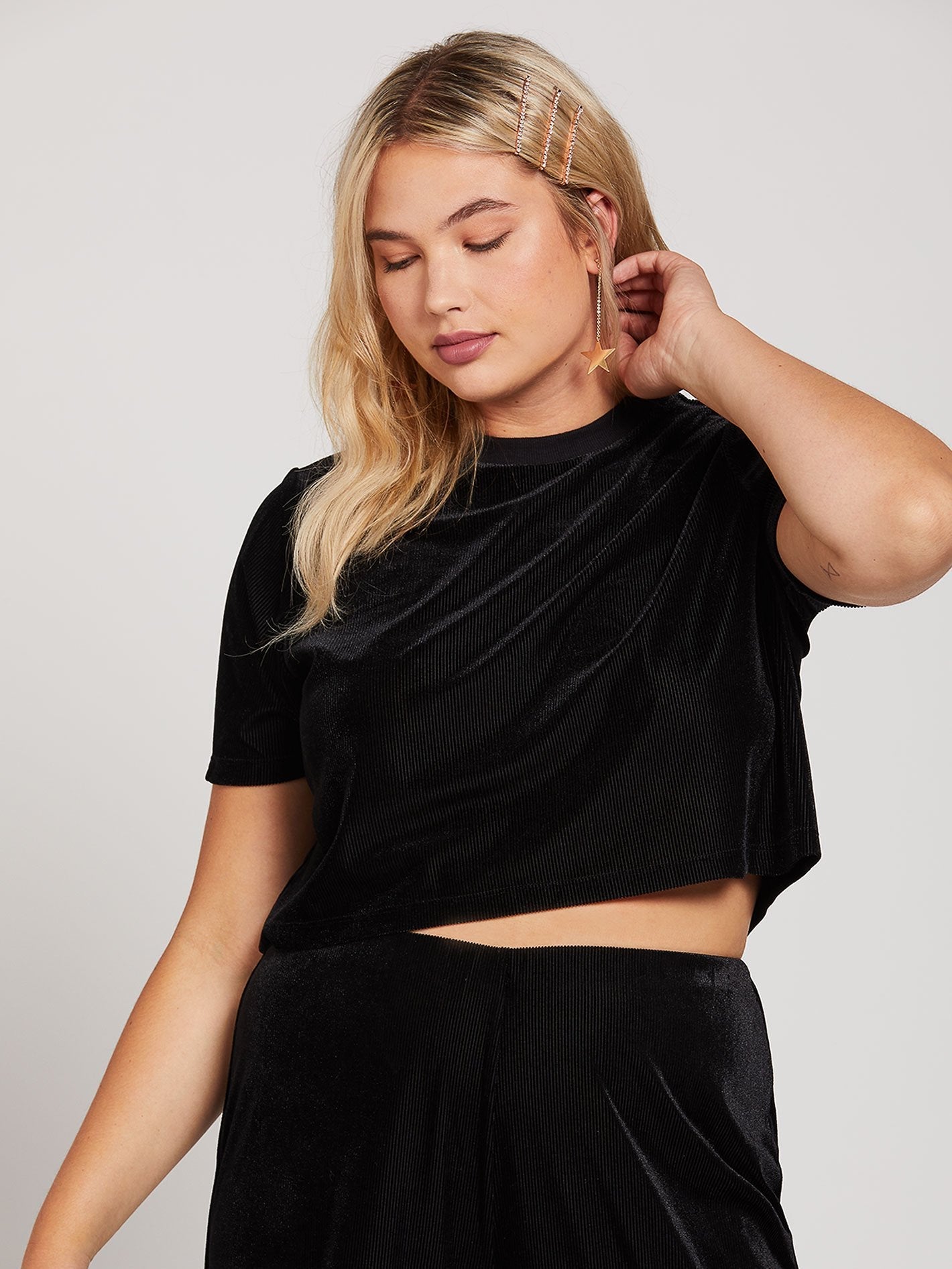 City At Night Short Sleeve - Black