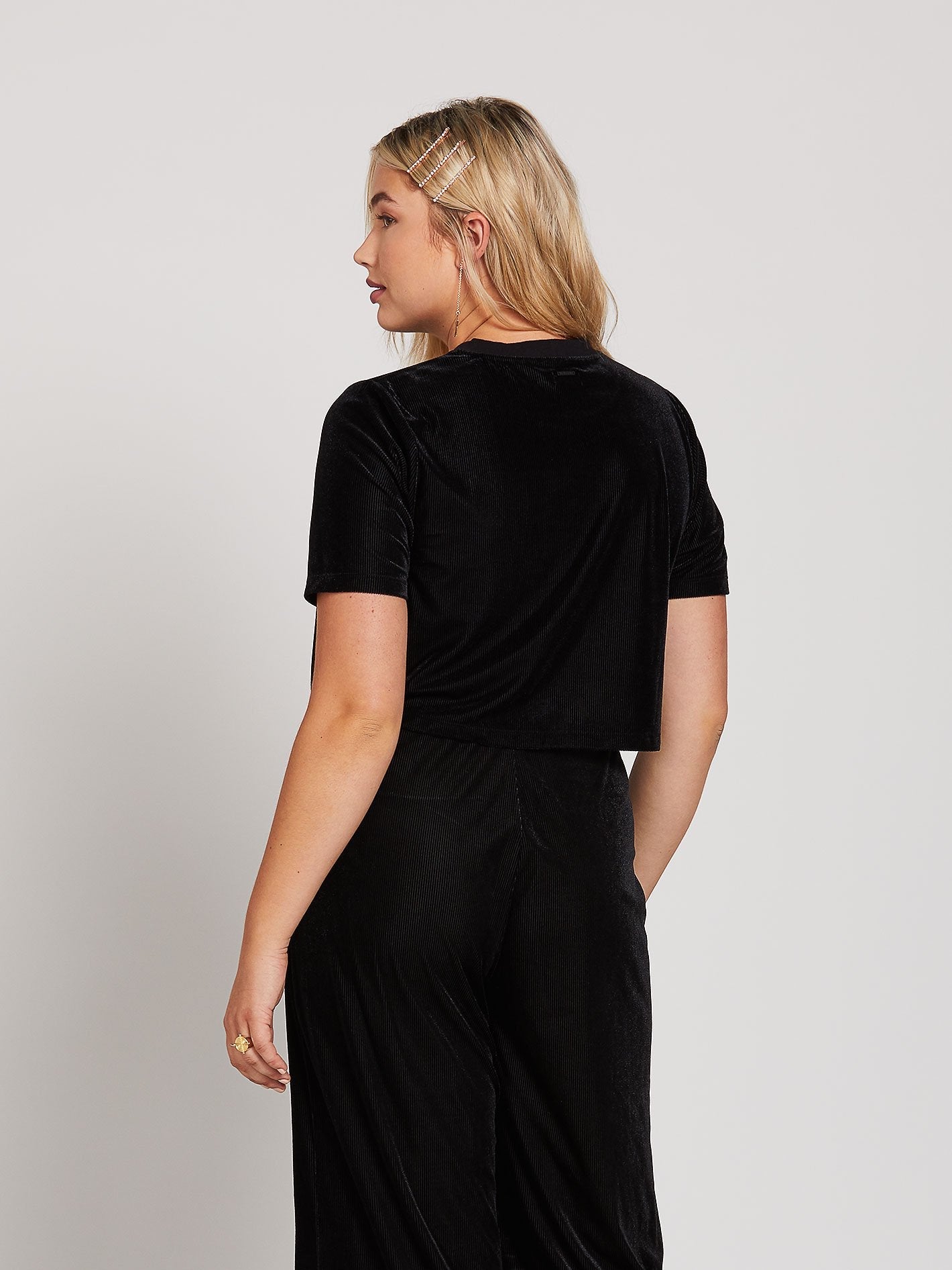 City At Night Short Sleeve - Black