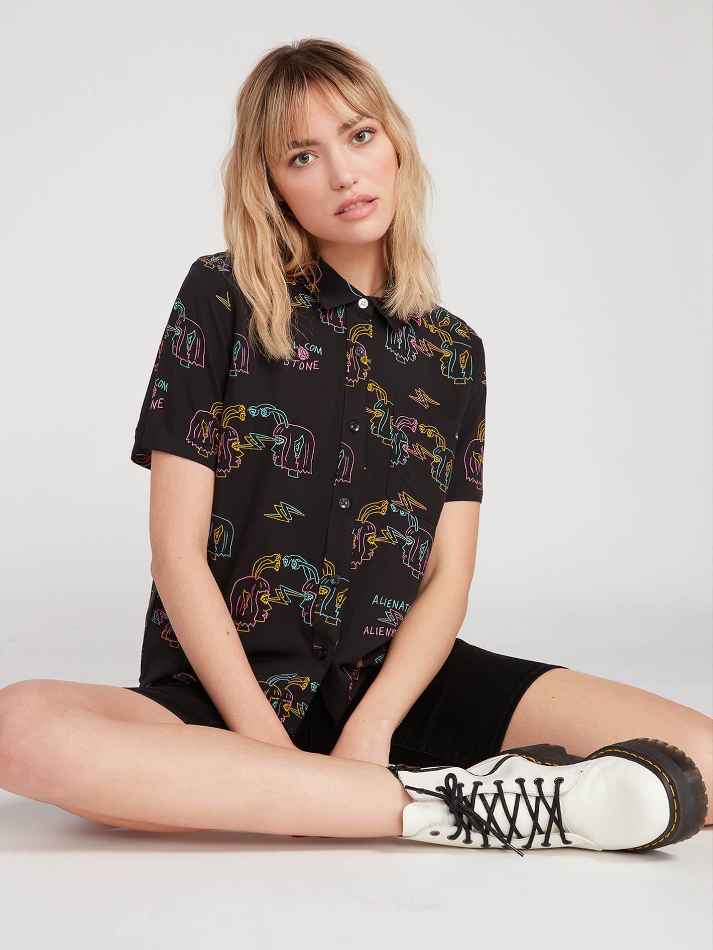 Ozzy Alien Shirt - Black