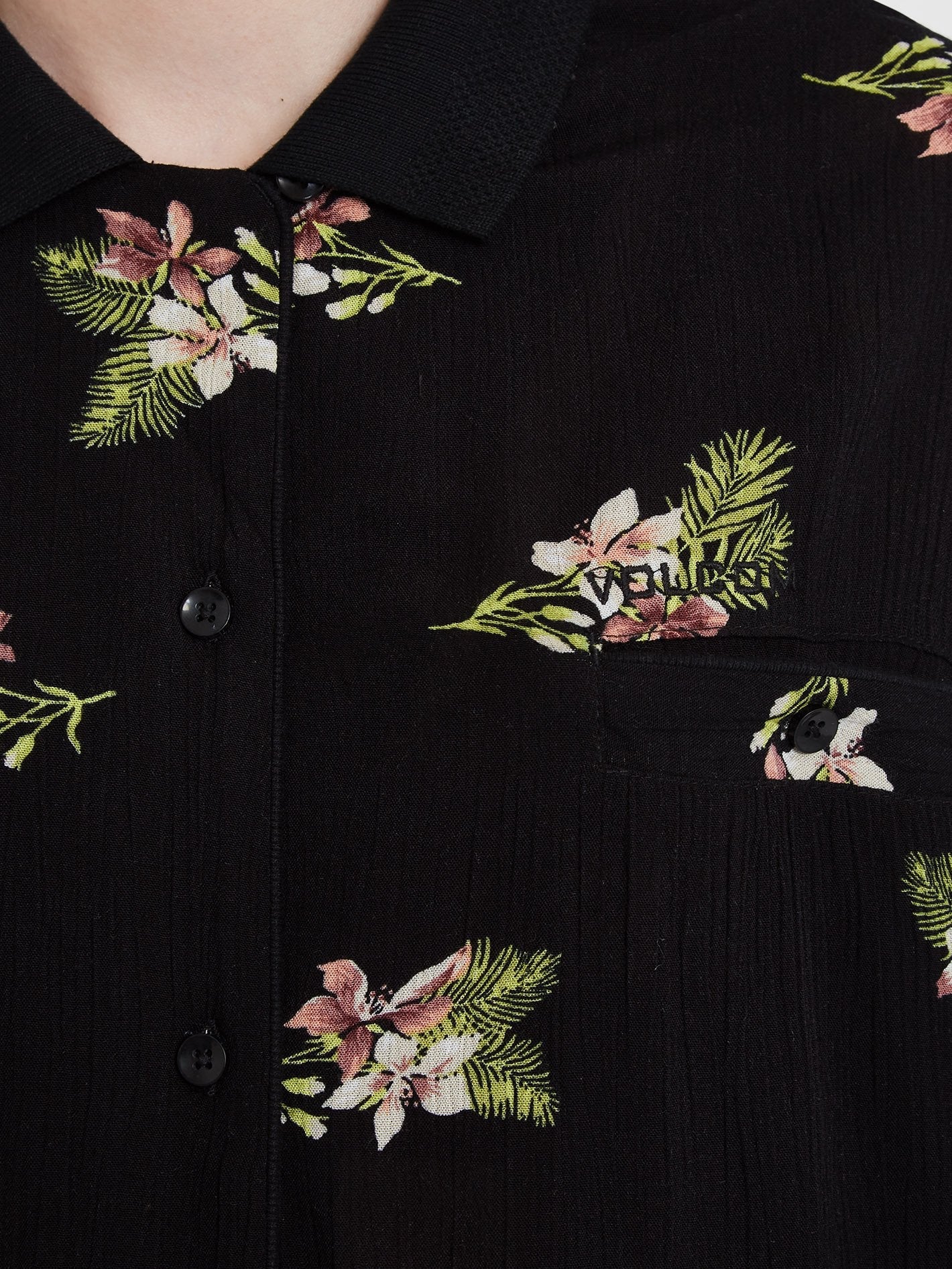 Stormy Woven Shirt - BLACK