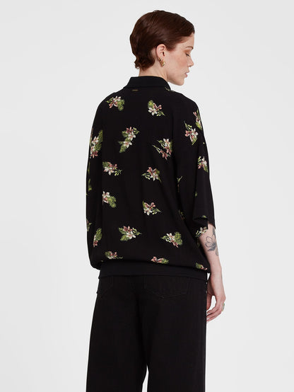 Stormy Woven Shirt - BLACK