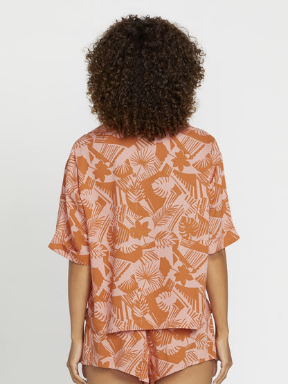 Excapism Top Shirt - Burnt Sienna