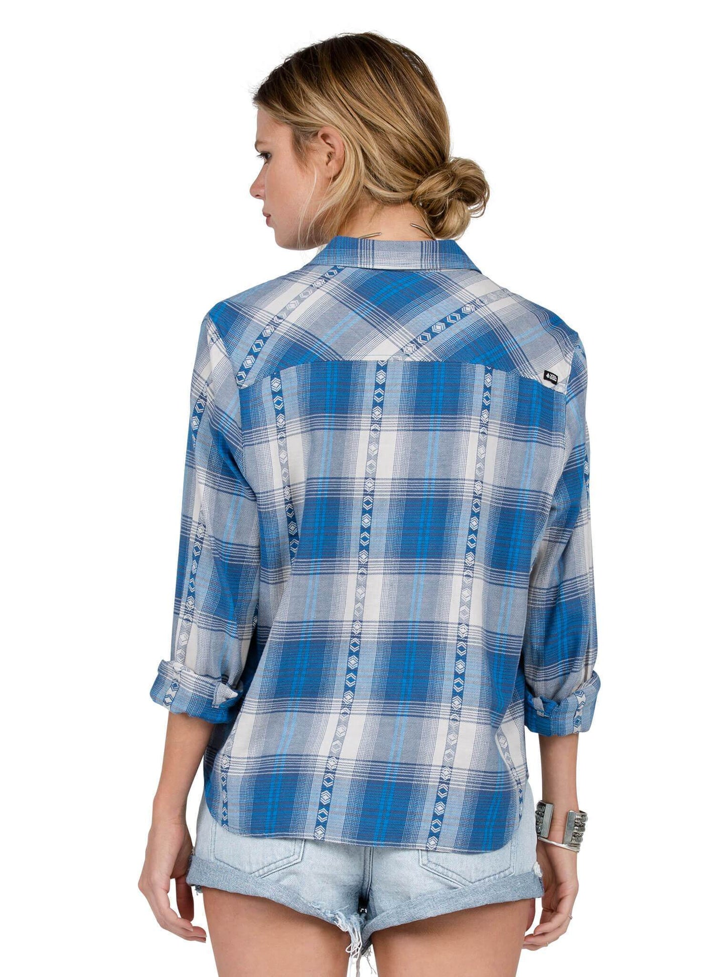 Kindling Long Sleeve Flannel - Electric Blue