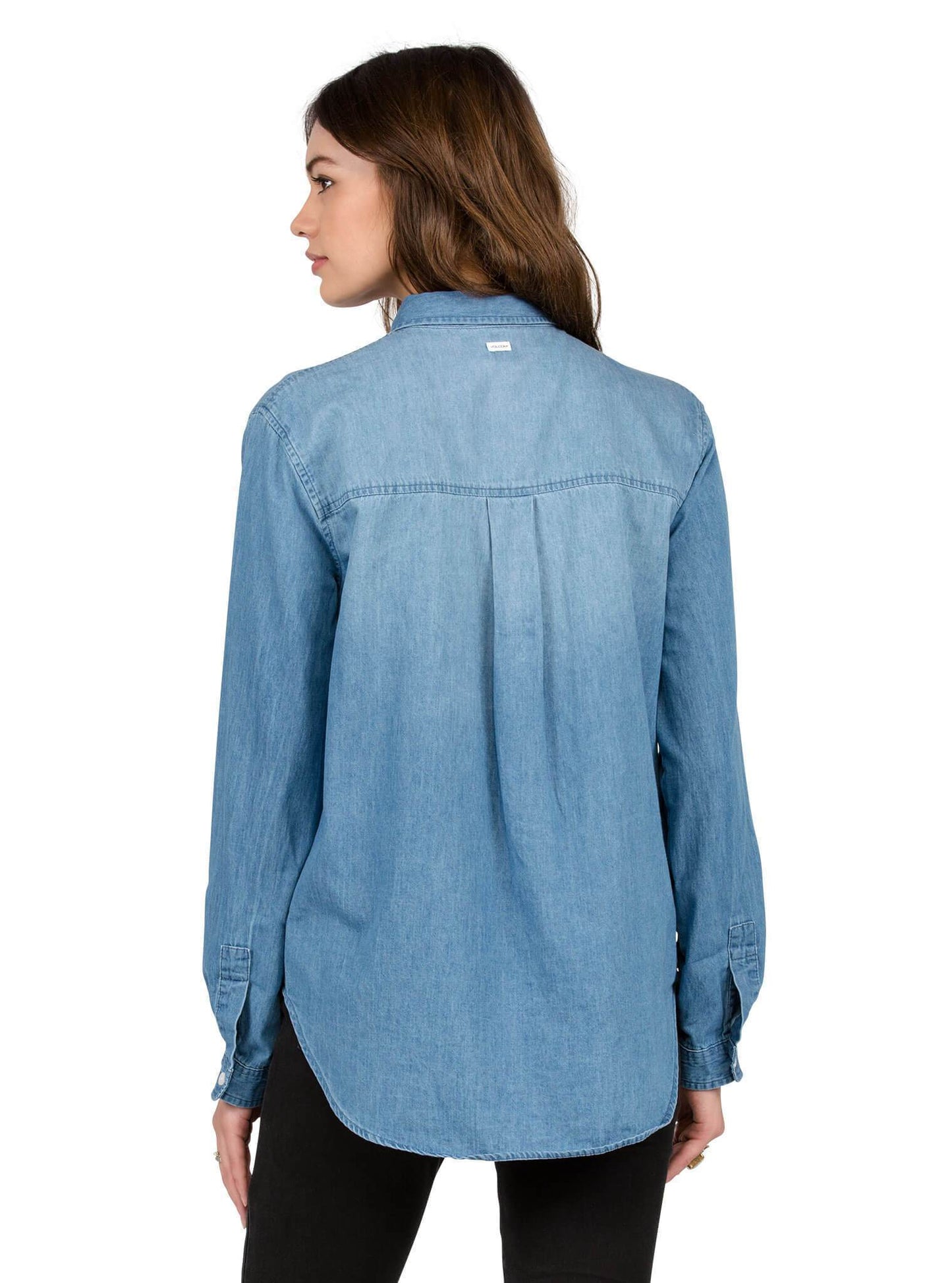 Cham Hey Long Sleeve Shirt - Cloud Blue