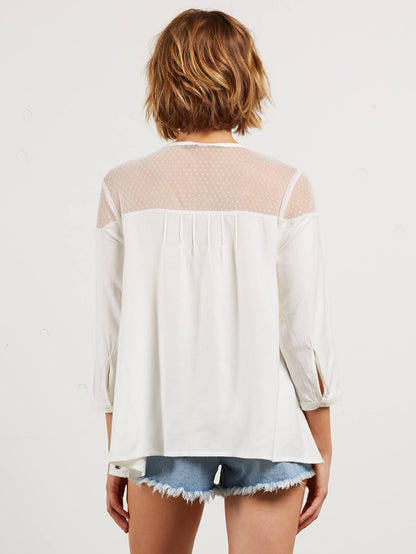 Sea Y'around Long Sleeve - Star White