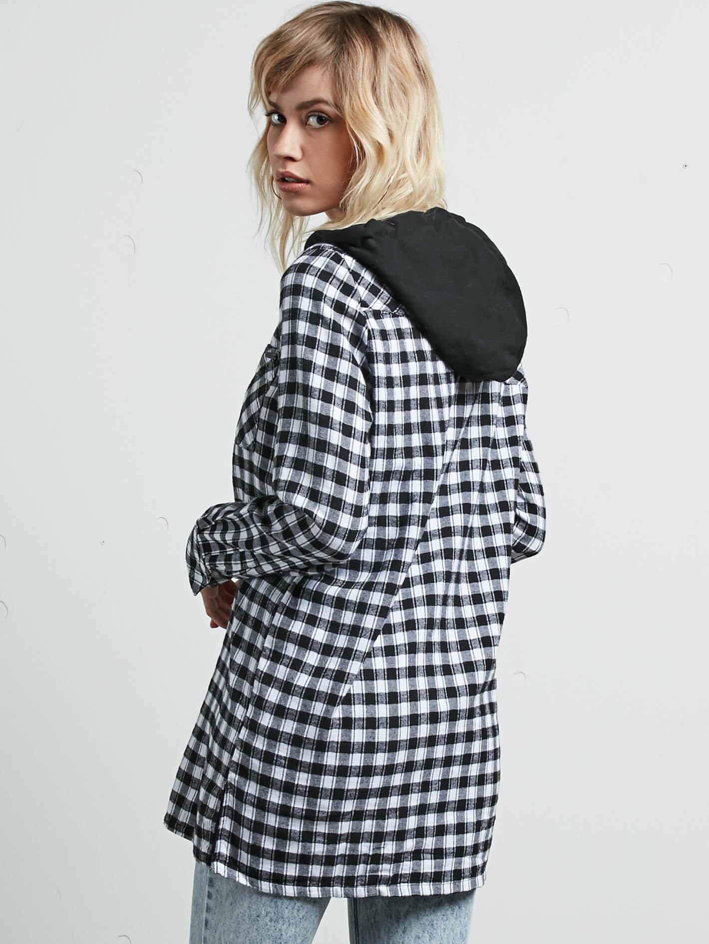 Ruffing It Tunic - Black