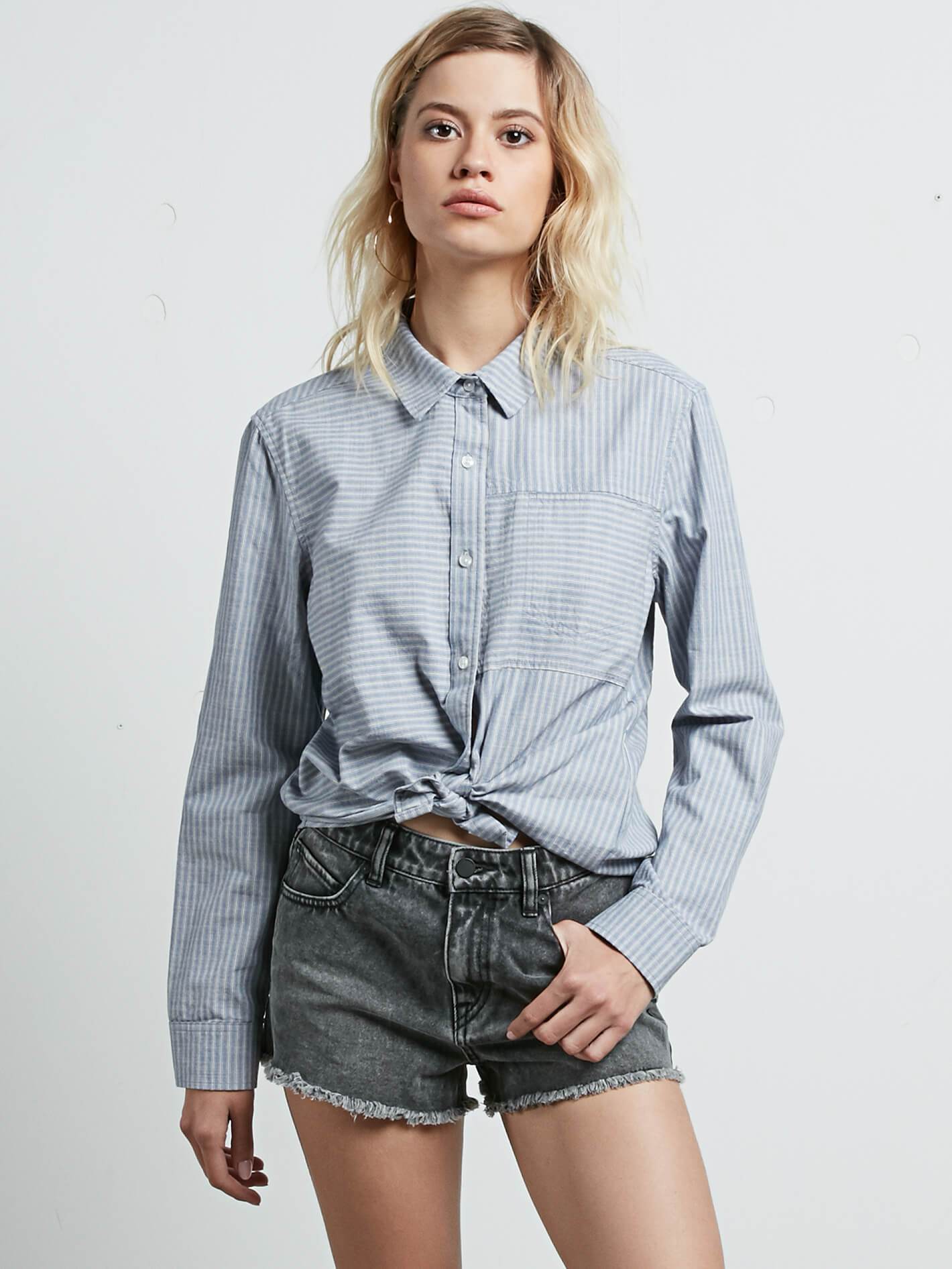 Cham Stripe Long Sleeve Shirt - Stripe