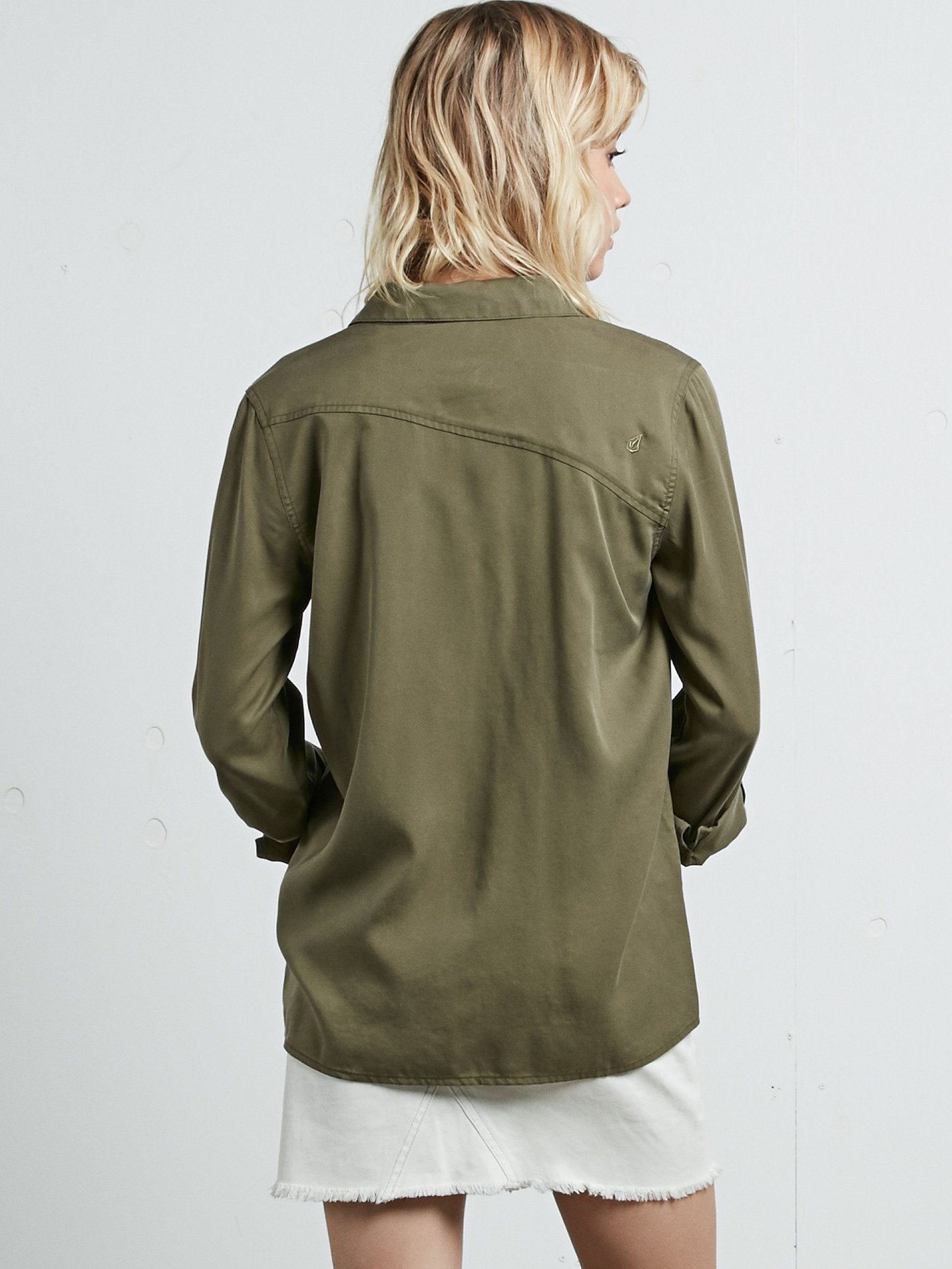 Volcom Plus Long Sleeve Shirt - Dark Camo