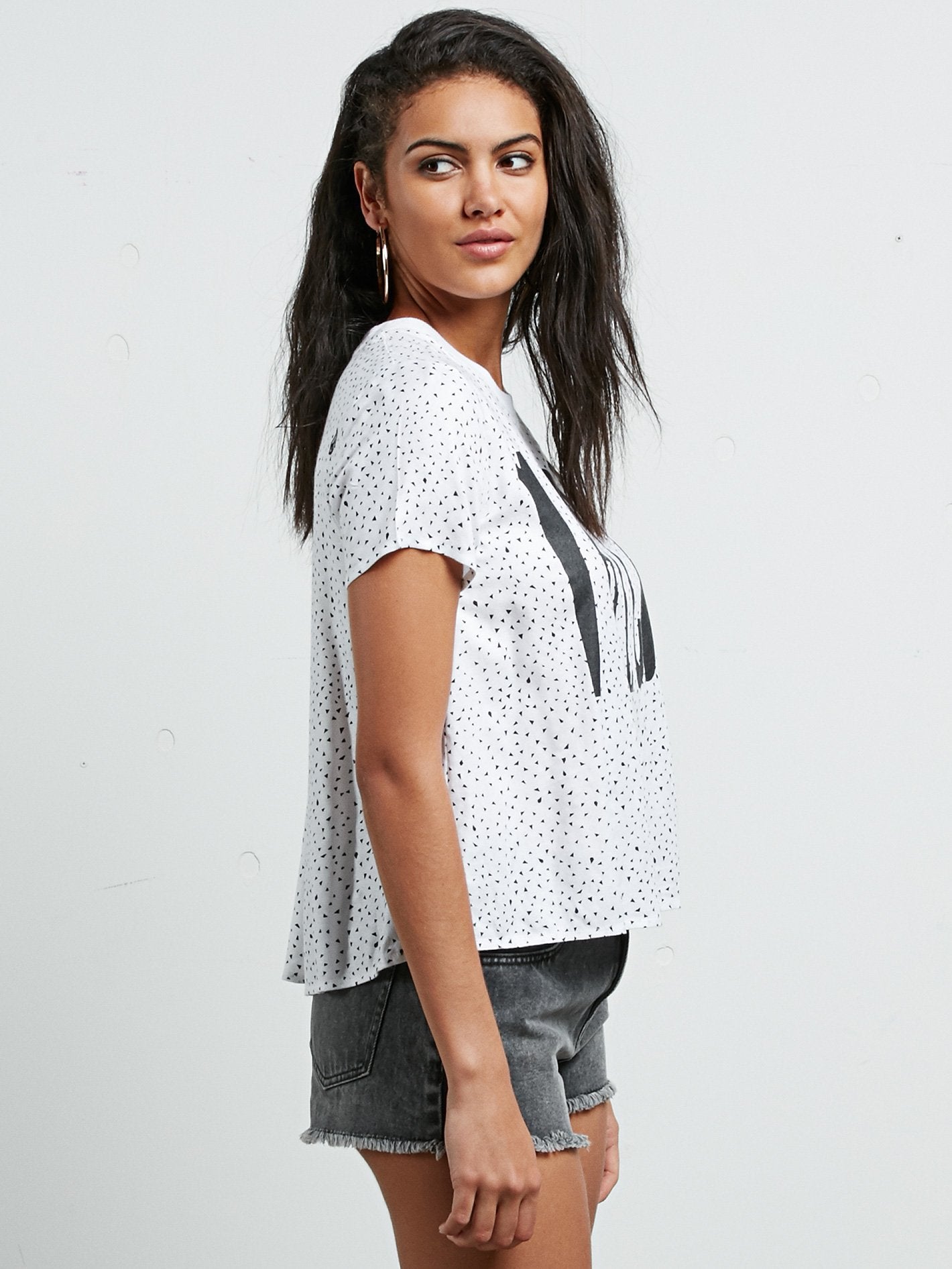 Mix A Lot Short Sleeve Tee - Star White