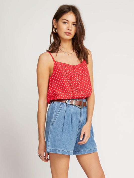 Deep Tracks Cami  - Red