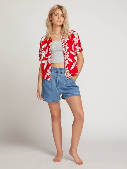 Aloha Ha Shirt  - Red