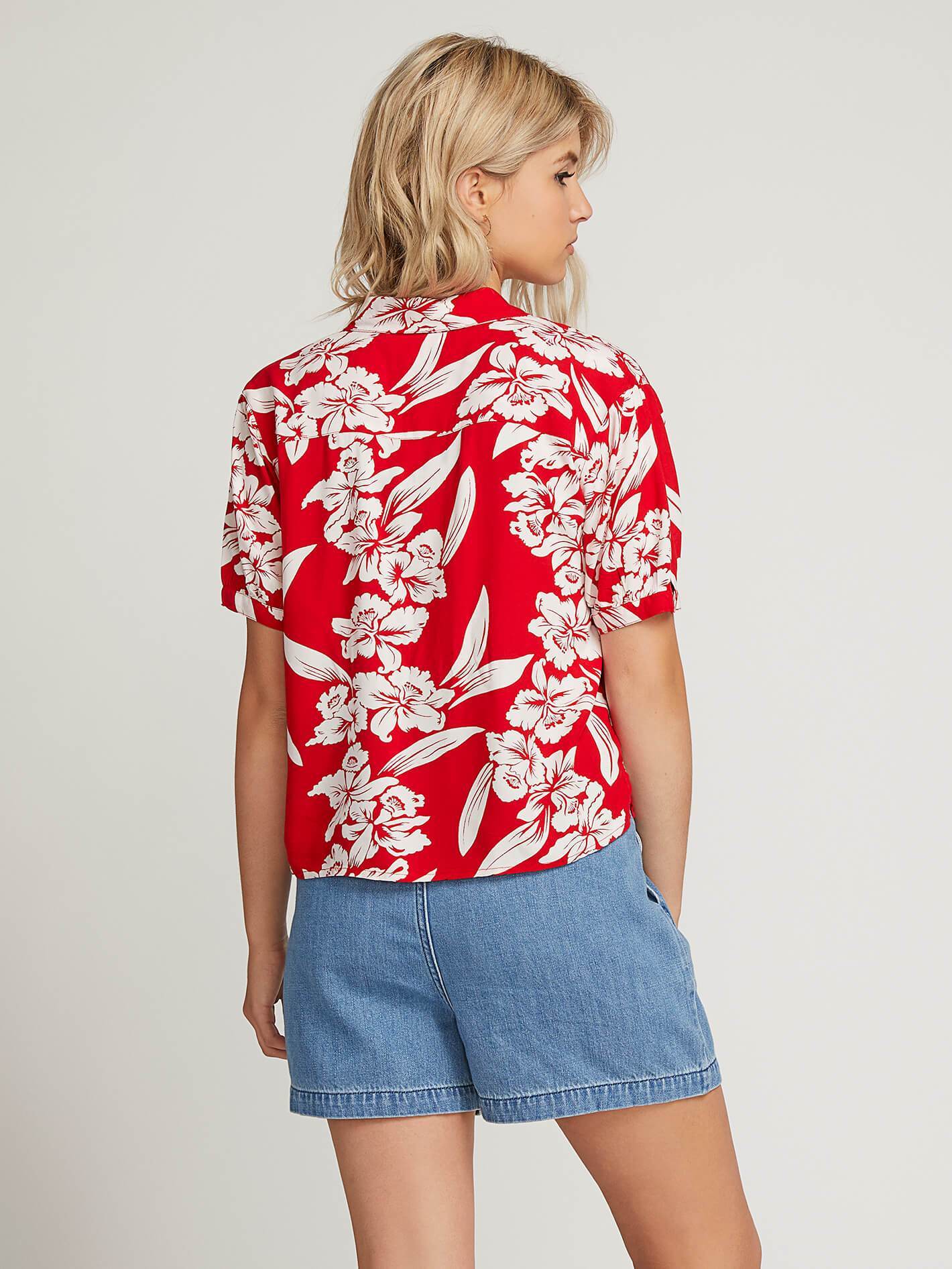 Aloha Ha Shirt  - Red