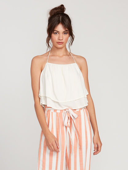 Coco Halter Cami - White