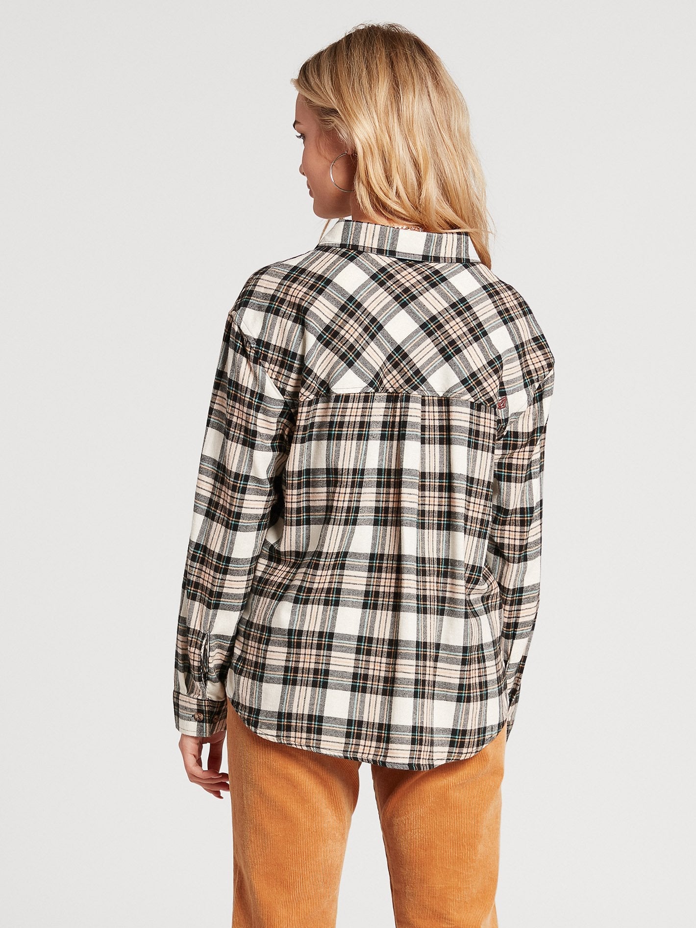 Plaid To Meet U Shirt - MUSHROOM