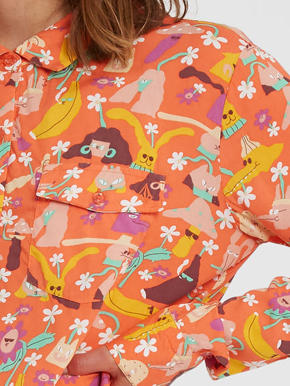 Egle Zvirblyte Shirt - LIVING CORAL