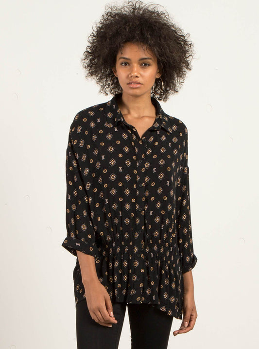 Champain Trail Top - Black