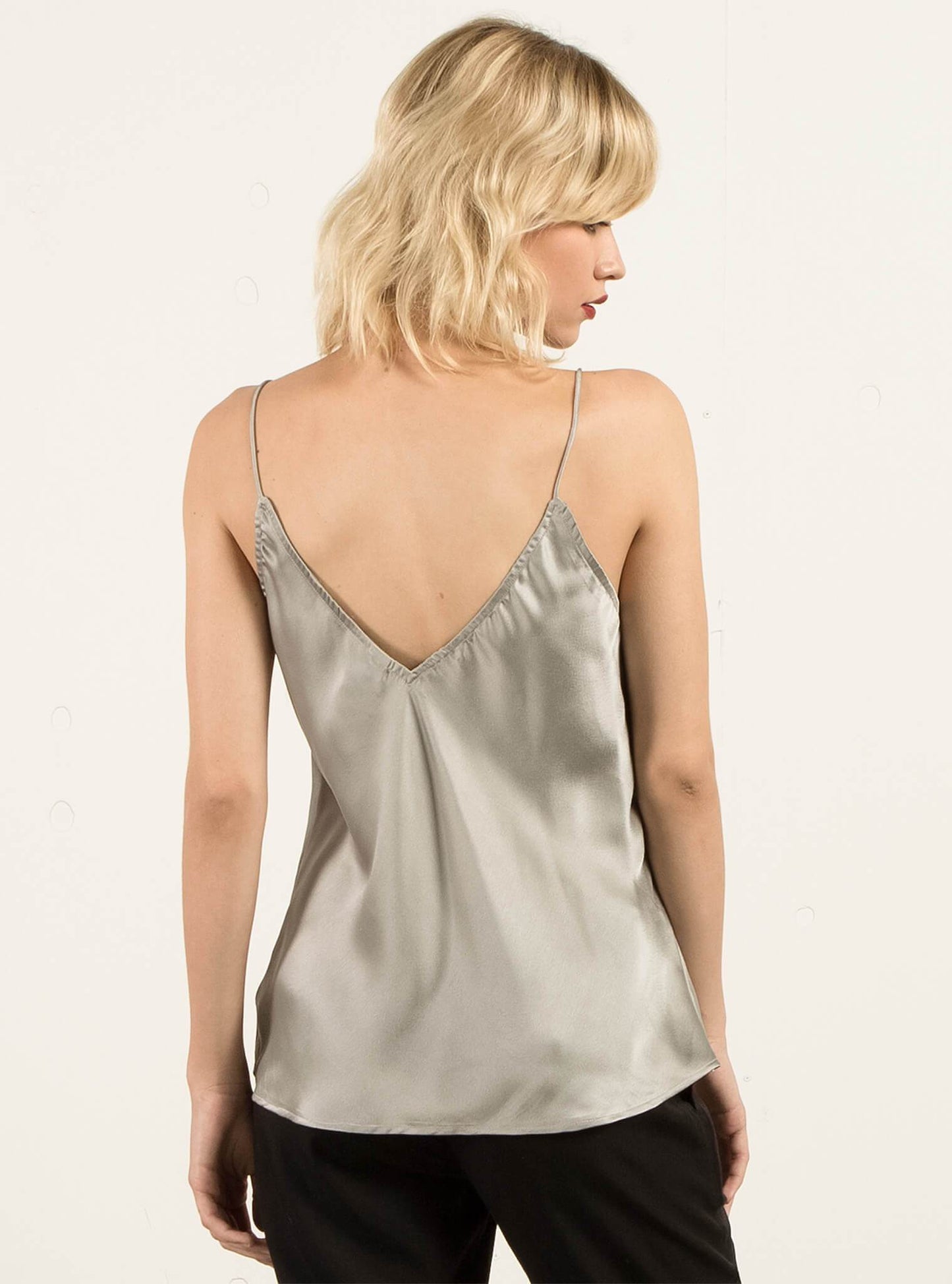 GMJ Cami - Metalic Silver