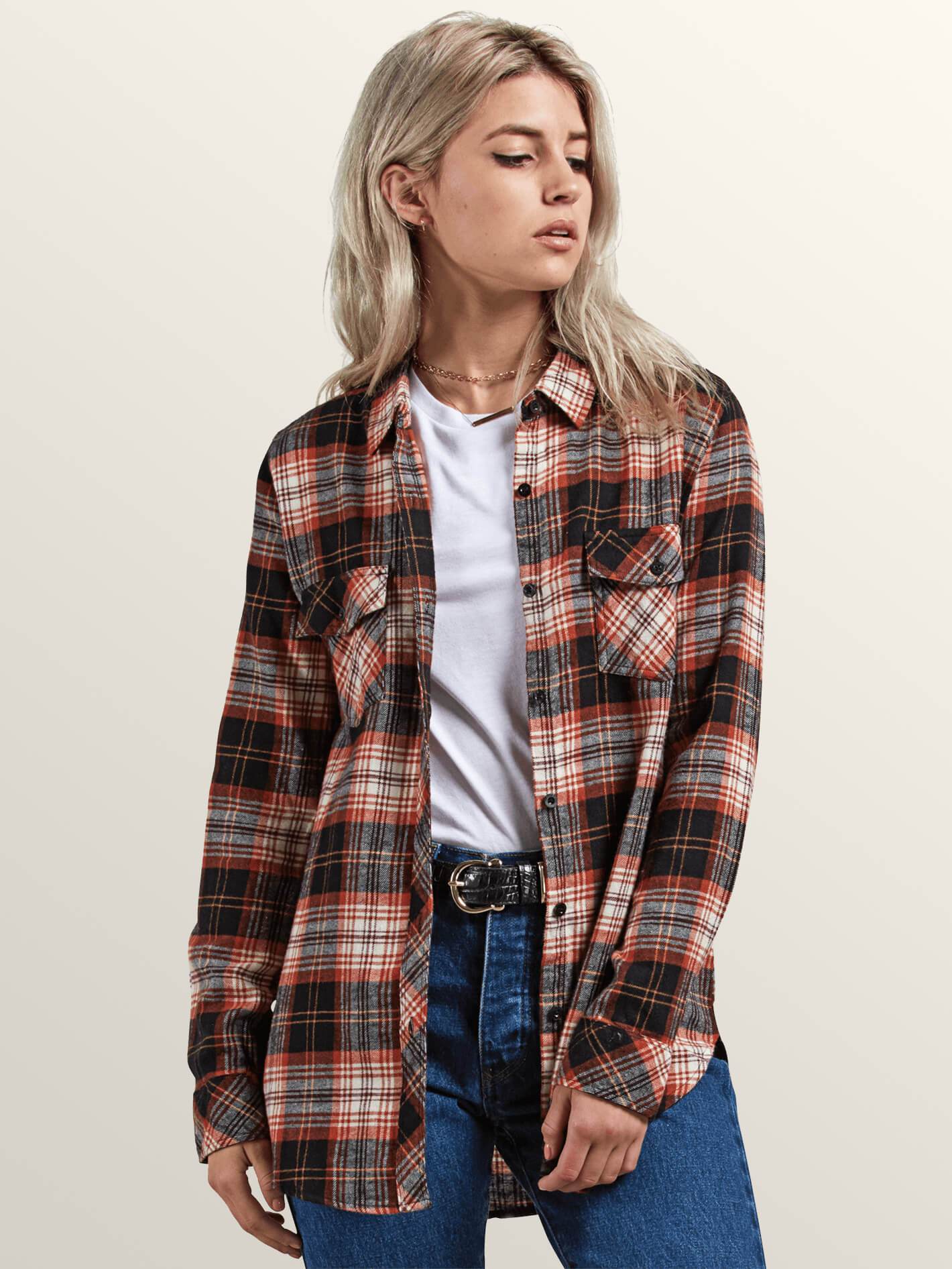 GETTING RAD PLAID LS