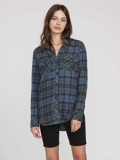 GETTING RAD PLAID LS
