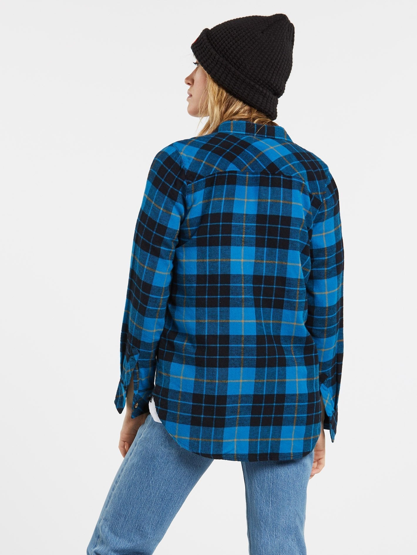 Getting Rad Plaid Shirt - TURKISH BLUE